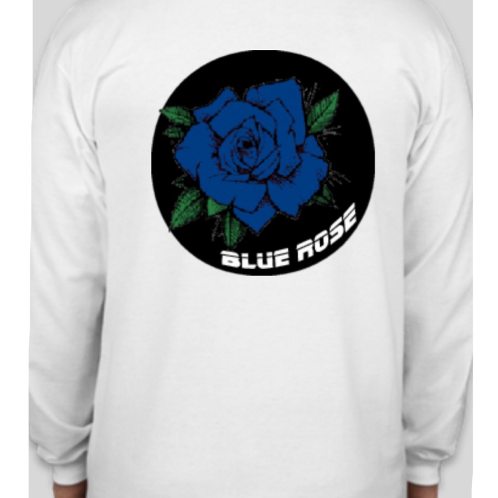 blue rose long sleeve